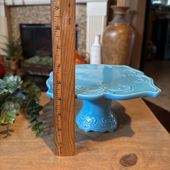 Embossed Rooster Collection - by Sweet Olive Designs - Pedestal Cake Plate - Picture 5 of 7